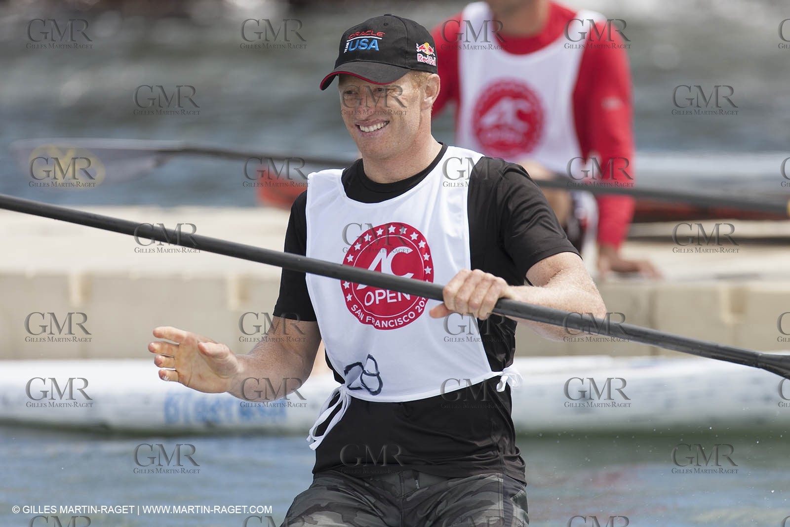 01 09 2013 - San Francisco (USA,CA) - 34th America's Cup - AC Village at Marina Green, AC Open, Stand Up Paddle; Jimmy Spithill