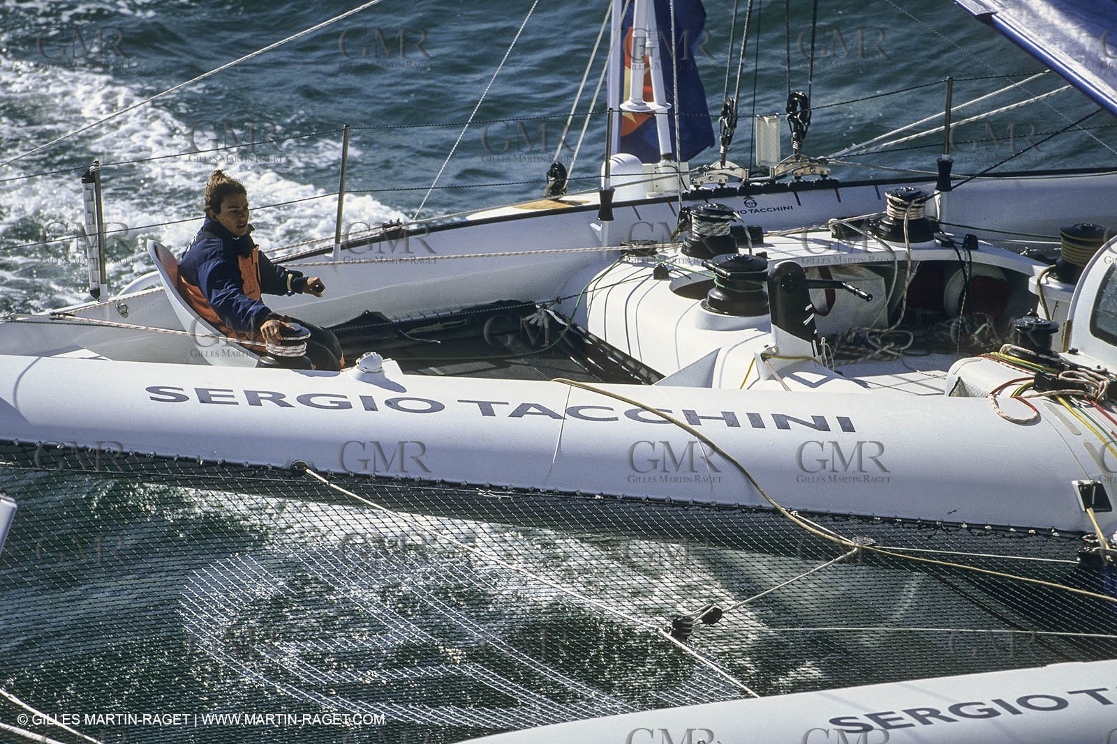 Yacht Racing, Multihull, ORMA 60, Karine Fauconnier, Sergio Tacchini