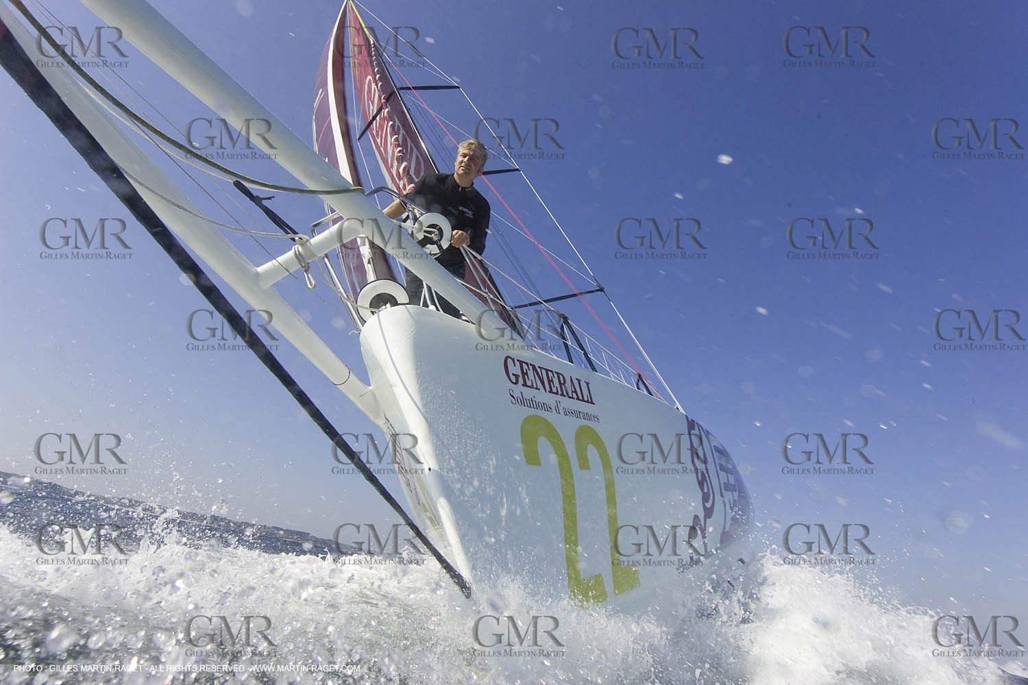 27 09 2008 - Lorient (FRA, 56) - Generali - Yann Eliès - Vendée Globe 2008 Training
