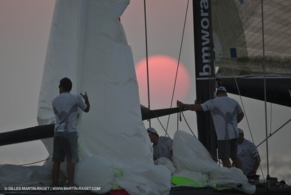 25 11 2010 - Dubai (UAE) - Dubai Louis Vuitton Trophy -  BMW ORACLE Racing - Fleet races