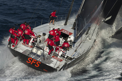 24 mars 2016   Marseille (FRA,13), SFS II (skipper Lionel Péan), dernière sortie d'entraînement avant la SNIM