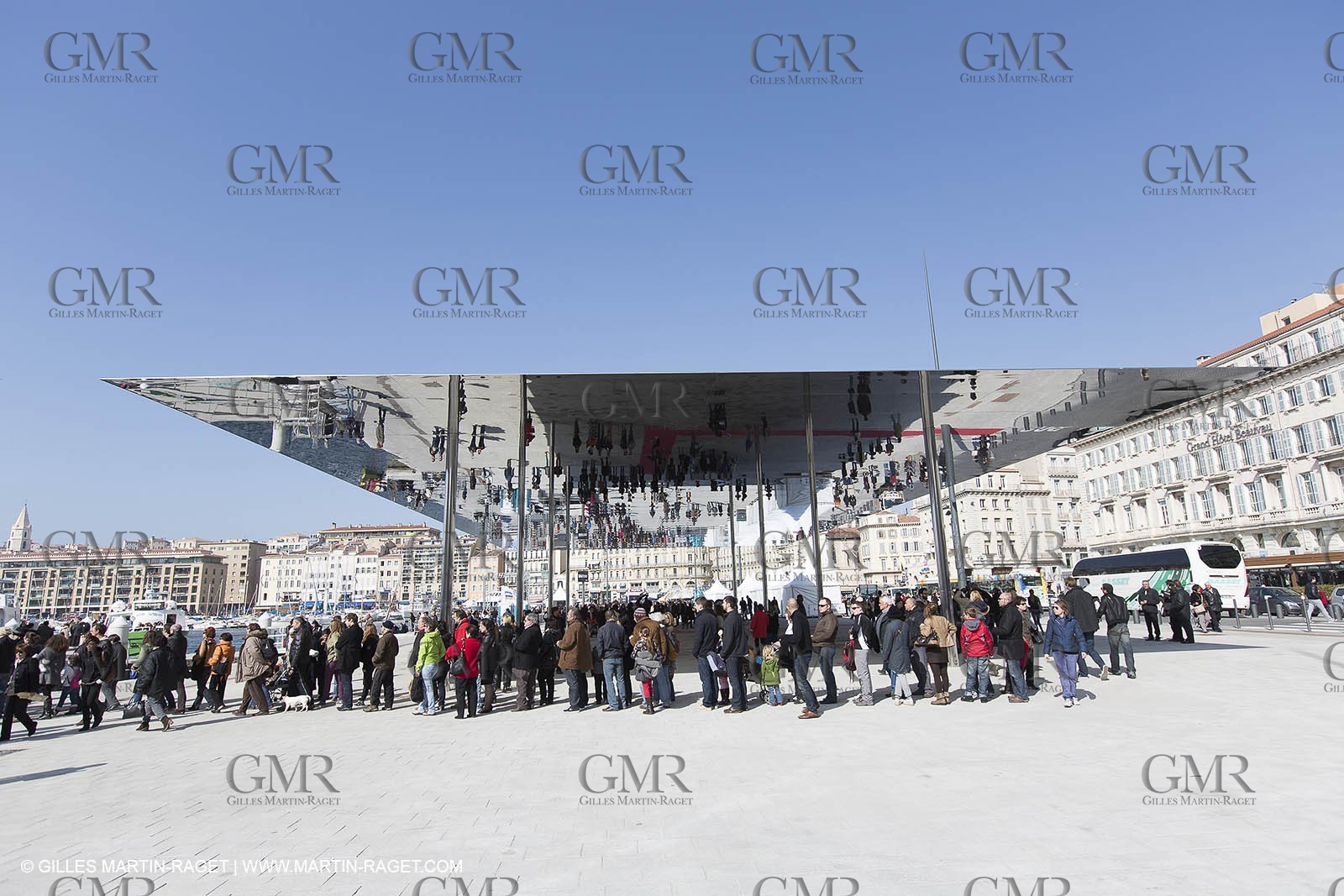 02 02 2013 Marseille (FRA,13) - Opening of the shadehouse and renovated historical Vieux Port