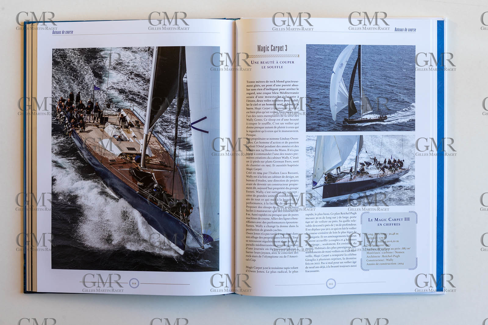 31 01. 2023, Marseille (FRA,13) Voiliers Mythiques, Casa éditions, Sous la direction de Fançois-Xavier de Crécy, photographies de Gilles Martin-Raget