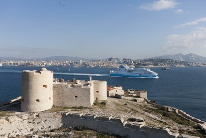 14 01 2012 - Marseille (FRA,13) - La Meridionale shipping company - the Piana off Marseille and the Calanques