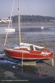 sailing, cruising, monohull at the mooring