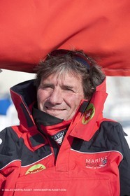 13 03 2010 - La Grande Motte   Port Camargue (FRA) - Groupe Bel - Entraînement Kito de Pavant   Sébastien Audigane en vue de la Transat AG2R 2010