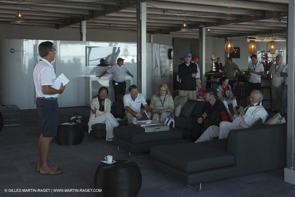 09 09 2013 - San Francisco (USA,CA) - 34th America's Cup - Superyacht Regatta - Captain's briefing