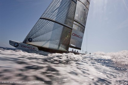 23 05 2010 - La Maddalena (ITA, Sardinia) Louis Vuitton Trophy - BMW ORACLE Racing - Racing Day 2