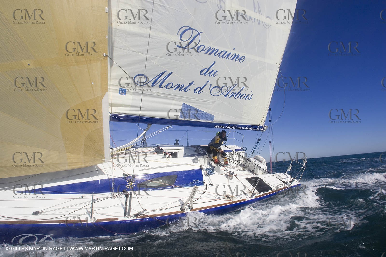 15 02 2007 - La Grande Motte (FRA) - Onedesign Figaro II - Thierry Duprey du Vorsent (Domaine de Monts d'Arbois)