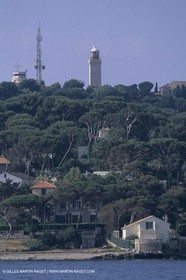 France, Provence, Côte d'Azur, Littoral, Cap d'Anribes, Phare de la Garoupe