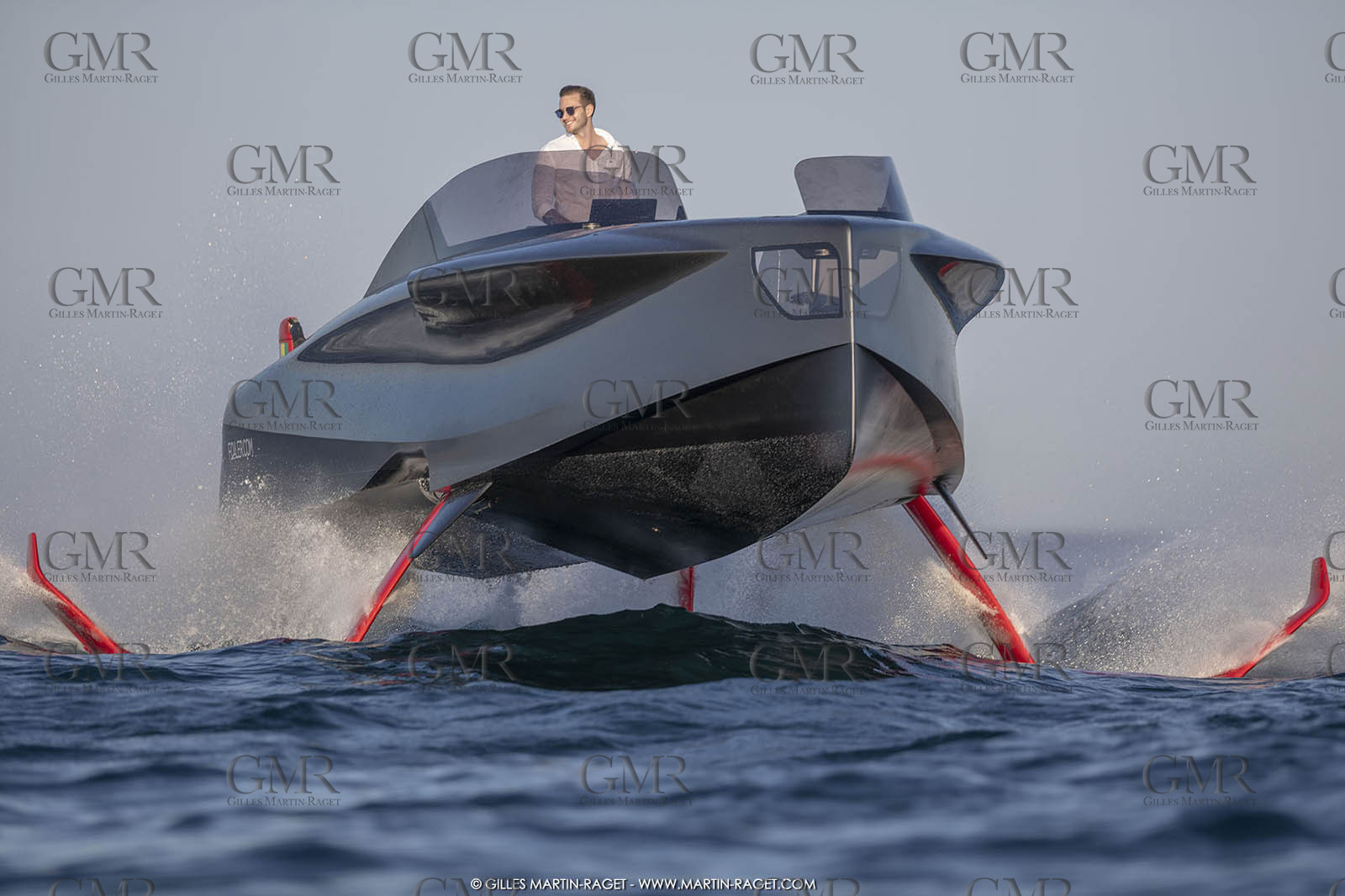 09 08 2018, Saint-Tropez (FRA,83), Foiler, the Flying Yacht by Enata