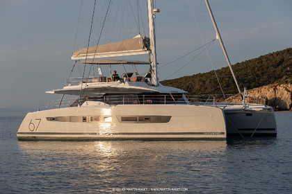 30 08 2018, Porto Vecchio (FRA, South Corsica) Chantier Fountaine-Pajot, Alegria 67