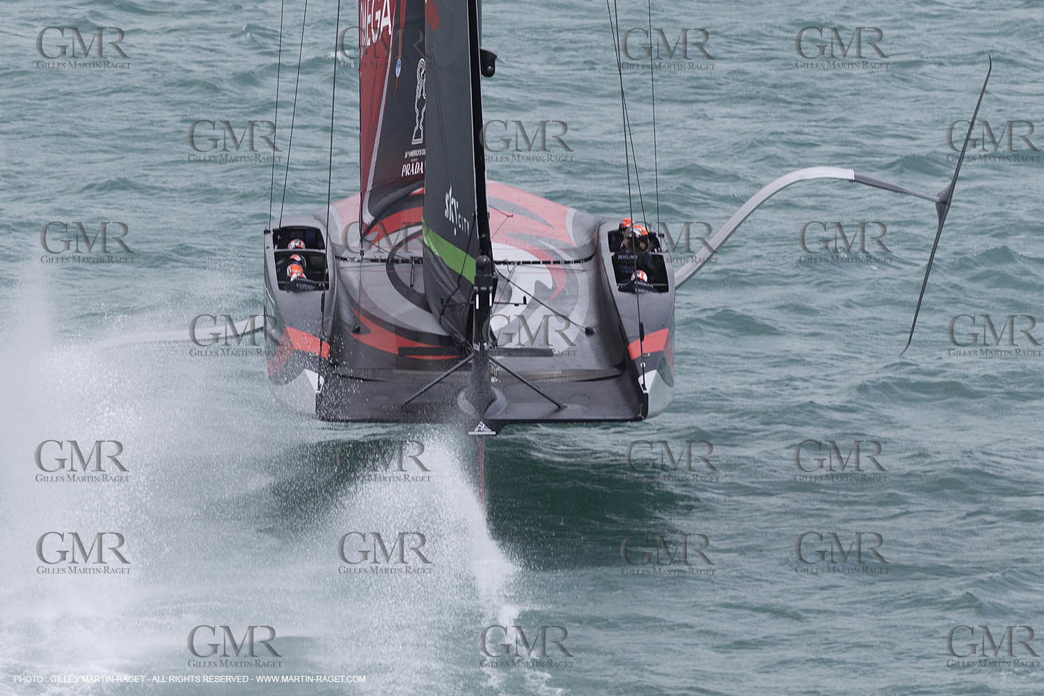 10 12 2020 - Auckland (NZL) - 36th America's Cup - Practice Sessions - Day 2 - Emirates Team New Zealand