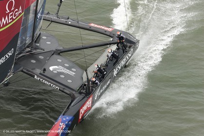 23 07 2013 - San Francisco (USA,CA) - 34th America's Cup - Louis Vuitton Cup - Race Day 9 - Emirates New Zealand Vs Luna Rossa