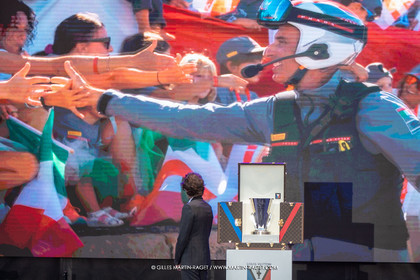04 10 2024, Barcelona (ESP), 37th America's Cup, Louis Vuitton Cup Final, Race Day 7 , Prizegiving