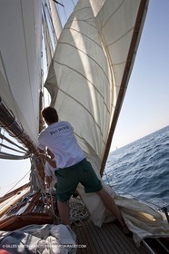 23 09 2009 - Cannes (FRA,83) - Régates Royales - A bord Pen duick