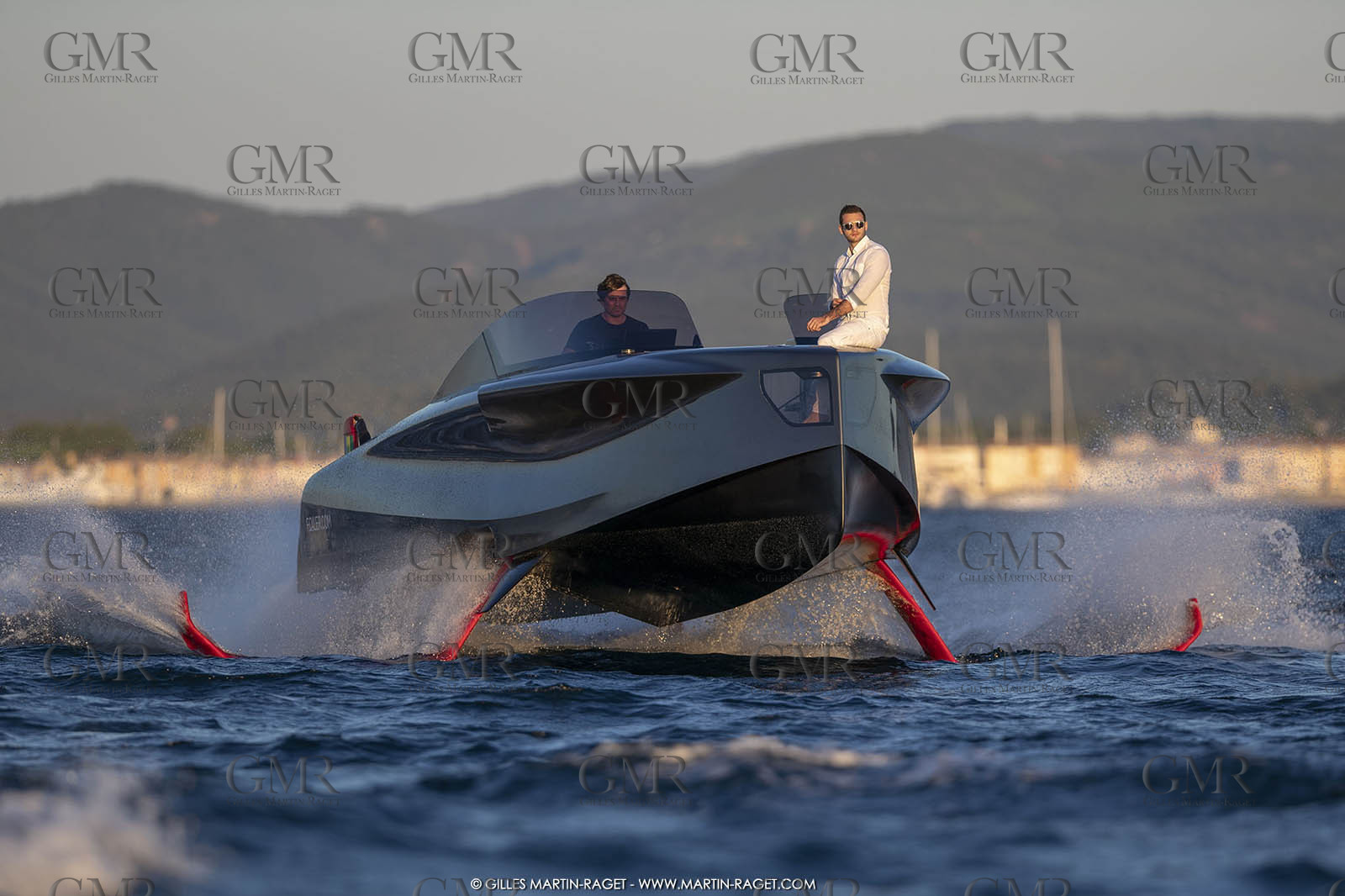 09 08 2018, Saint-Tropez (FRA,83), Foiler, the Flying Yacht by Enata