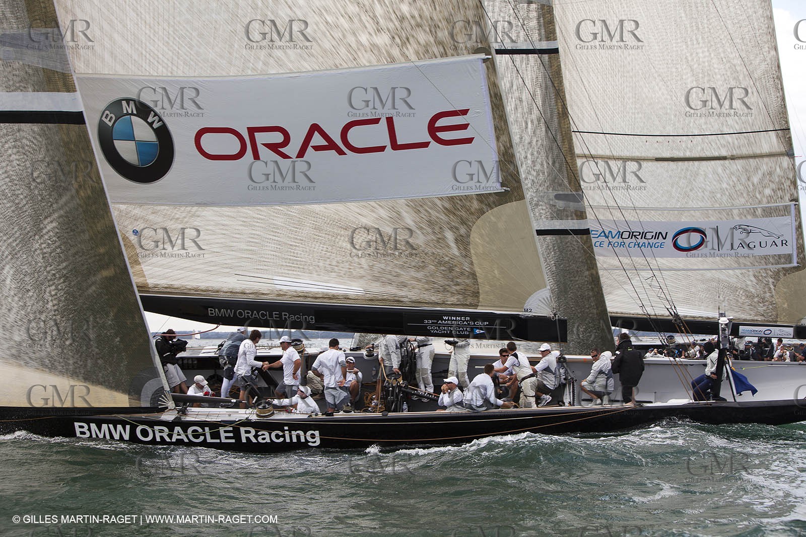 02 08 2010 - Cowes (UK, IOW) - The 1851 Cup -  BMW ORACLE Racing - Training Day.