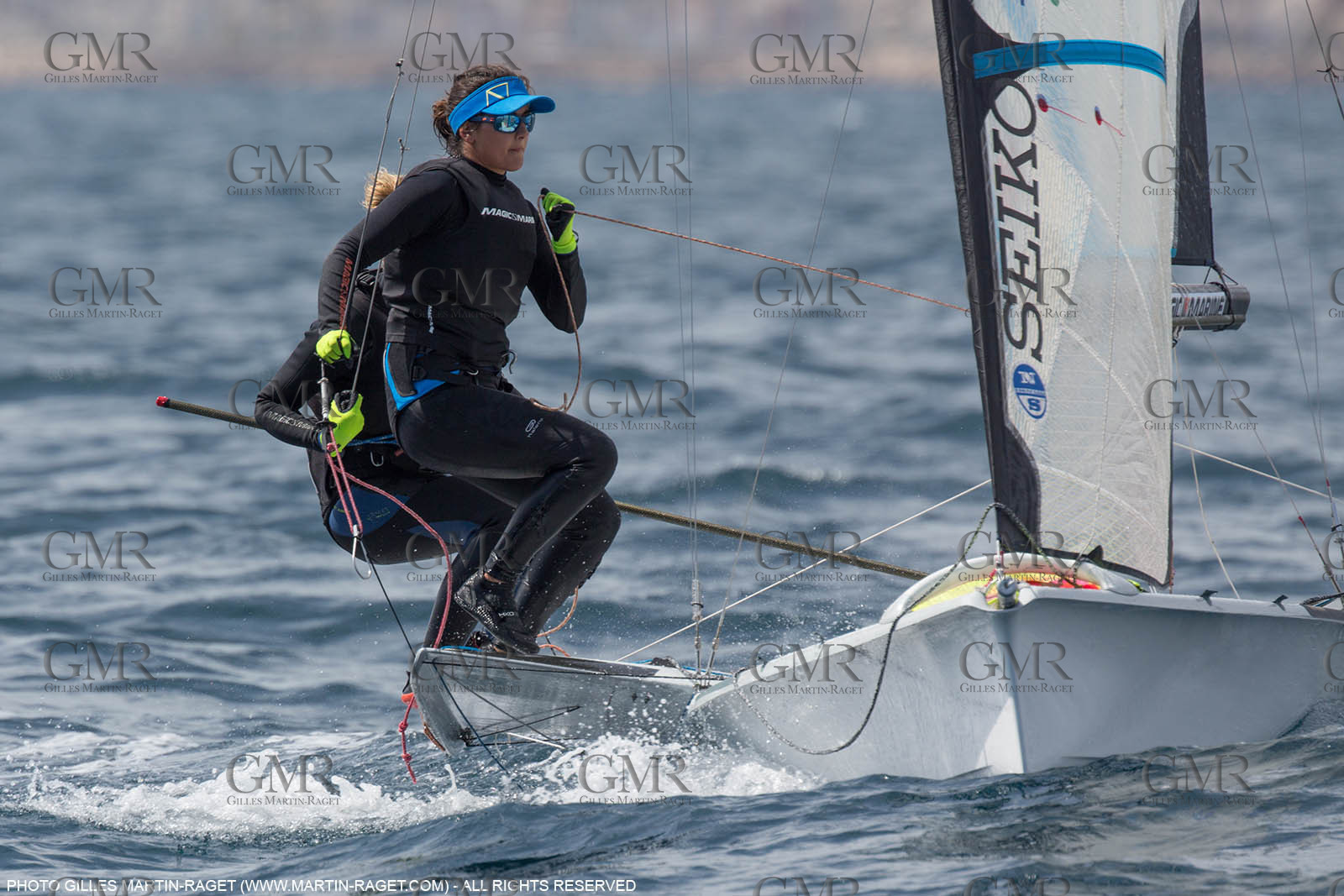Marseille, (FRA,13), 2016 Rio Olympic Games, Sailing, 49er FX, Steyaert Sarah   Compan Aude (FRA)