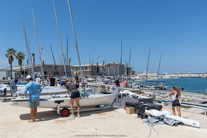 09 07 2023, Marseille (FRA), Paris 2024 Sailing Test Event, Race Day 1,