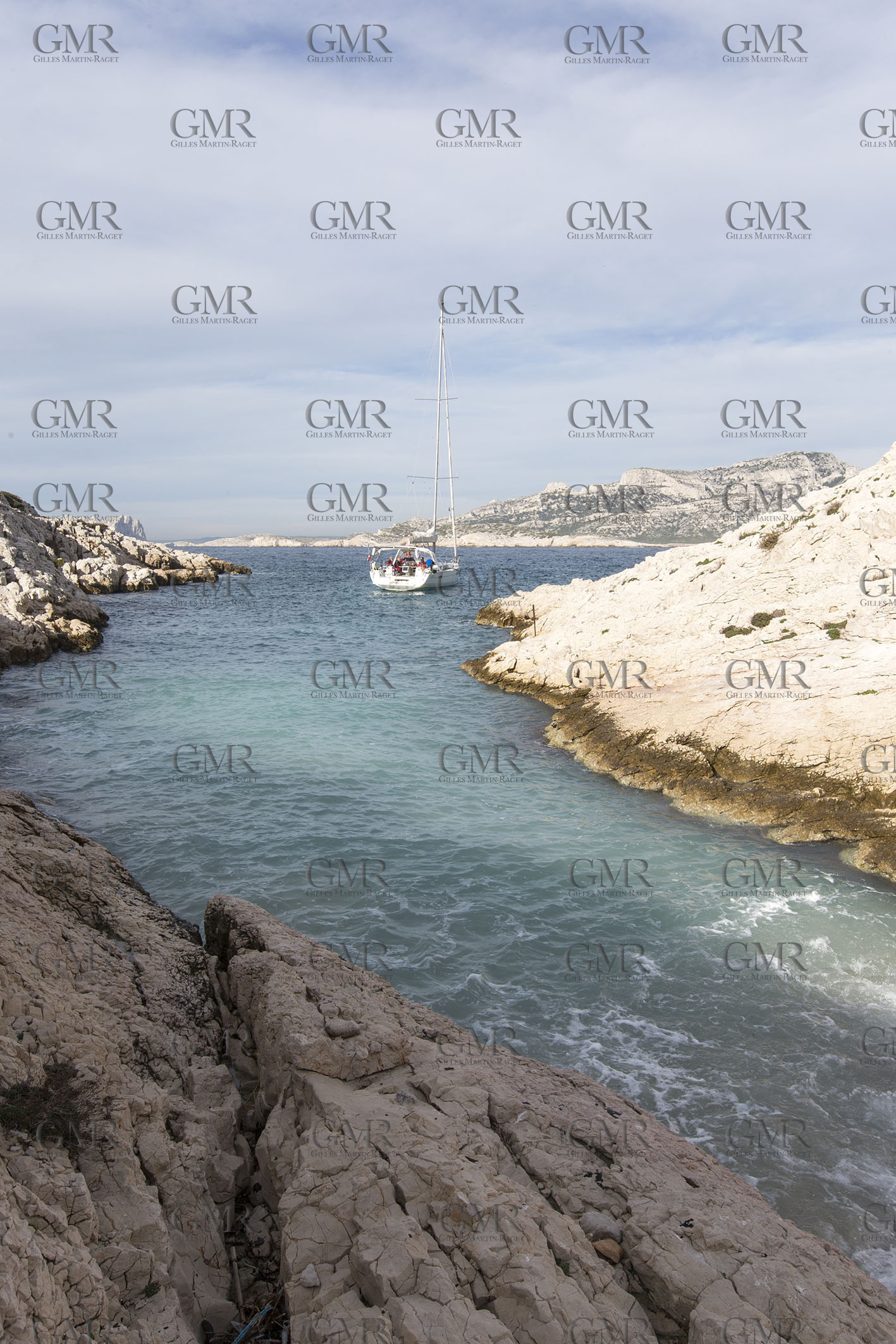 08 01 2016, Marseille (FRA, 13), Cruising in winter in the Calanques