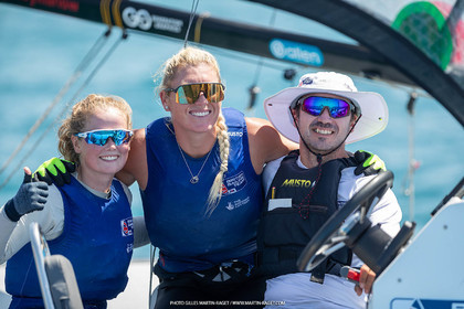 16 07 2023, Marseille, (FRA), Paris 2024 Olympic Games 2024 Sailing Test Event, Day 8, Medal race 49er FX