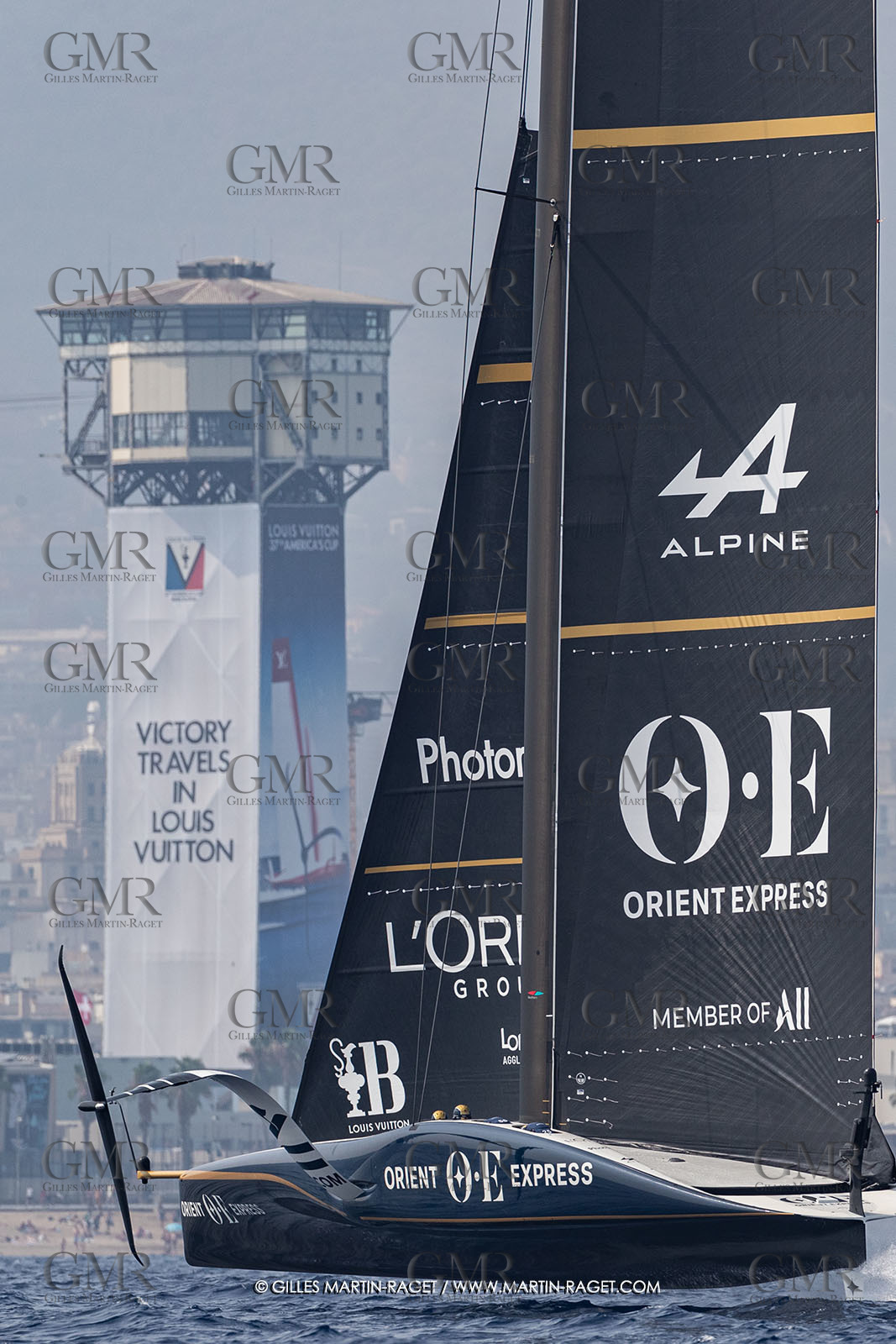 22 08 2024, Barcelona (ESP), Louis Vuitton 37th America's Cup, Louis Vuitton Preliminary Regatta, Race Day 1