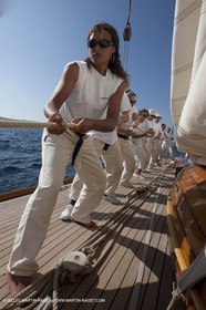 01 10 2011 - Saint Tropez (FRA,13) - Voiles de Saint Tropez 2011 - Yachts classiques - Jour 5 - A bord Mariquita