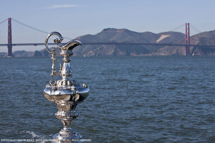 04 01 2011 - San Francisco (USA, CA) - 34th America's Cup - The America's Cup in San Francisco - Golden Gate Bridge