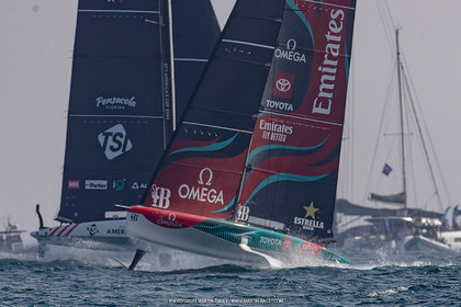 15 09 2023, Vilanova i La Geltru (ESP), 37th America's Cup, Preliminary Regatta N° 1, Race Day 3