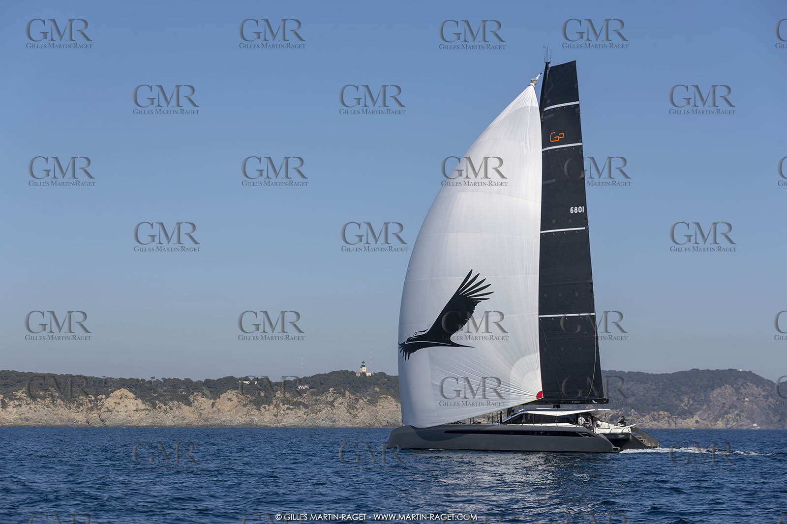 16 02 2019, Porquerolles (FRA,83), Gunboat 68 sail testing  3