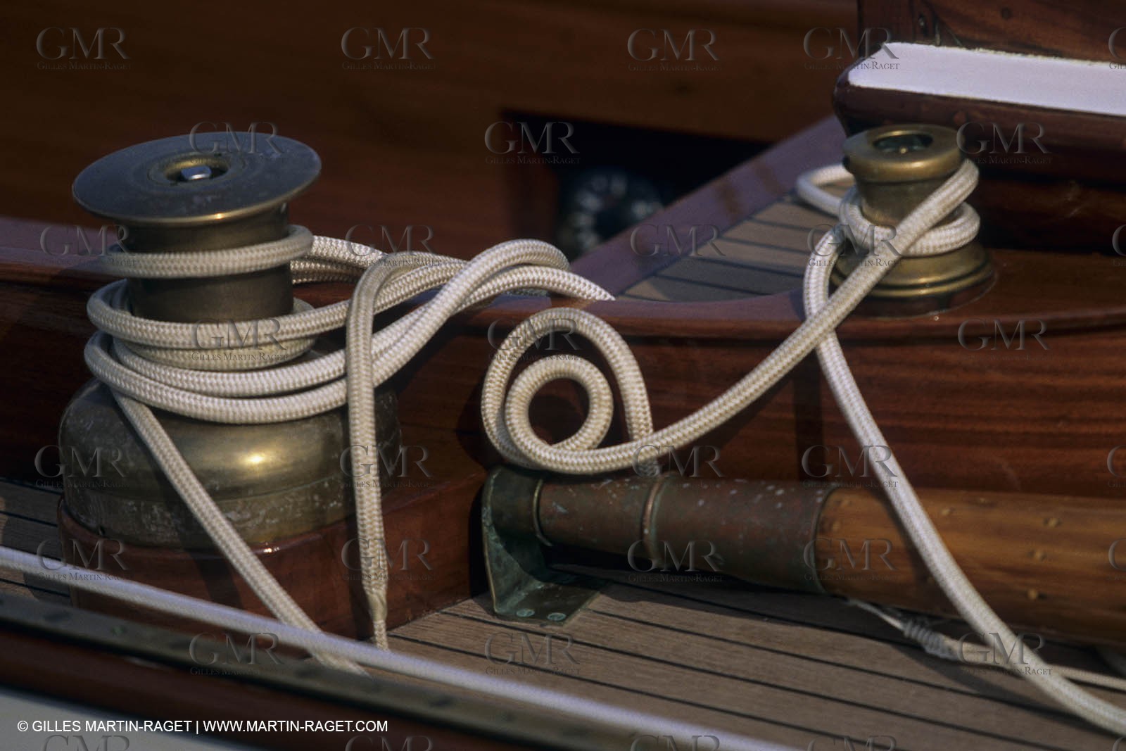 Classic yachts, deck fitting details