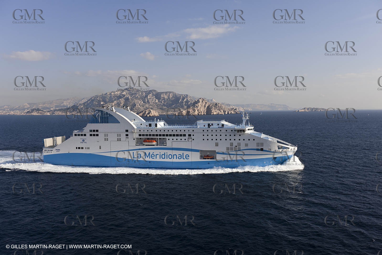 14 01 2012 - Marseille (FRA,13) - La Meridionale shipping company - the Piana off Marseille and the Calanques