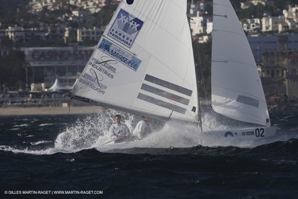 09-07-07 - ISAF SAILING WORLD CHAMPIONSHIPS - CASCAIS 2007 - DAY 6 - star - FRANCE - Xavier Rohart   Pascal Rambeau