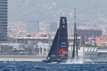 24 08 2024, Barcelona (ESP), Louis Vuitton 37th America's Cup, Louis Vuitton Prelilinary Regatta, Race Day 3