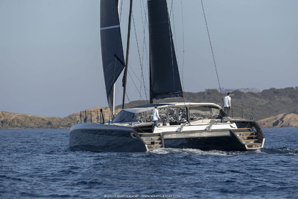 16 02 2019, Porquerolles (FRA,83), Gunboat 68 sail testing  3