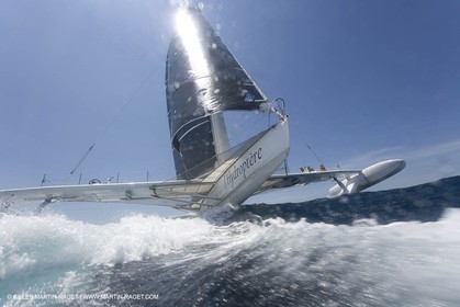 14 06 2008 - Toulon-Hyères (FRA,83) - 50 knots record attempt trials by l'Hydroptère
