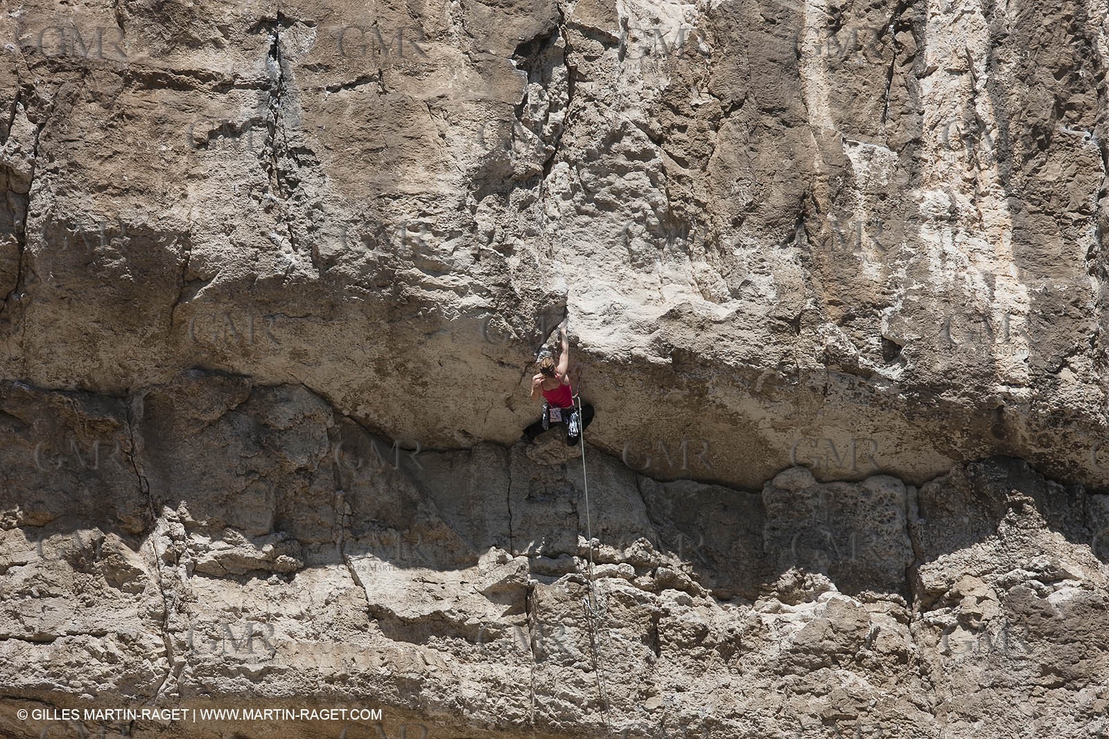 26 03 2009 - Marseille (FRA, 13) - Les Calanques - Sugiton - Les toits cliff