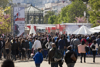 09 04 2012 - Naples (ITA) - 34th America's Cup - America's Cup World Series Naples 2012 - Massive frequentation at the public village