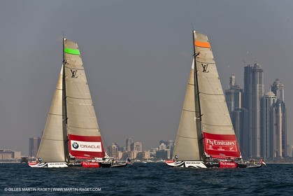 21 11 2010 - Dubai (UAE) - Dubai Louis Vuitton Trophy -  Round 2 - BMW ORACLE Racingg Vs Emirates Team New Zealand