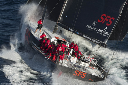 24 mars 2016   Marseille (FRA,13), SFS II (skipper Lionel Péan), dernière sortie d'entraînement avant la SNIM