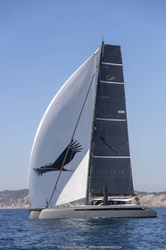 16 02 2019, Porquerolles (FRA,83), Gunboat 68 sail testing  3