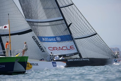 29 04 2007-Valencia (Spain)- 32nd America's Cup - Louis Vuitton Cup - RR2 - Day1 - BMW ORACLE Racing