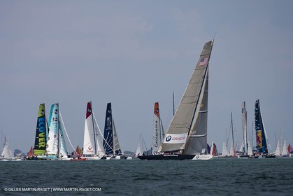 02 08 2010 - Cowes (UK, IOW) - The 1851 Cup -  BMW ORACLE Racing - Training Day.
