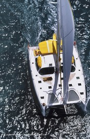 Cruising multihull sailing