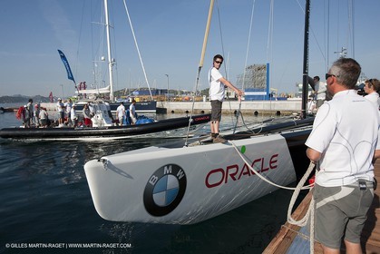 19 05 2010 - La Maddalena (ITA, Sardinia) Louis Vuitton Trophy - BMW ORACLE Racing - Training
