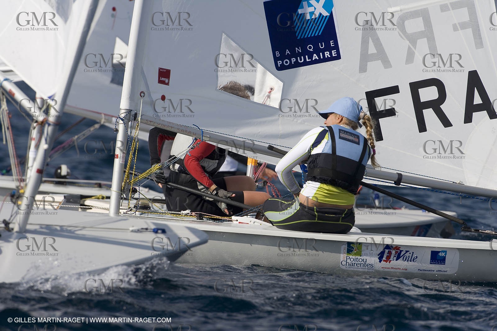 25 04 2007 - 2007 Semaine Olympique Française - Hyères (South of France) - Day 4 - Team France - Laser Radial - Steyaert Sarah