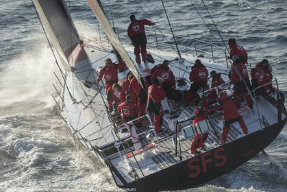 24 mars 2016   Marseille (FRA,13), SFS II (skipper Lionel Péan), dernière sortie d'entraînement avant la SNIM