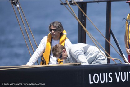 23 05 2010 - La Maddalena (ITA, Sardinia) Louis Vuitton Trophy - BMW ORACLE Racing - Racing Day 2