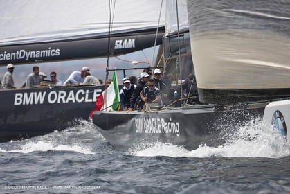 19 05 2010 - La Maddalena (ITA, Sardinia) Louis Vuitton Trophy - BMW ORACLE Racing - Training